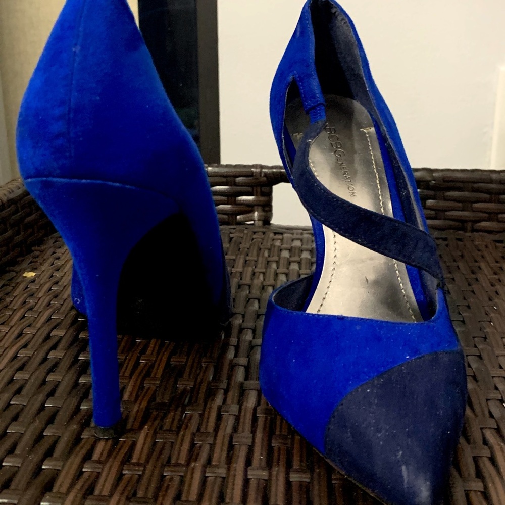 Blue shoes